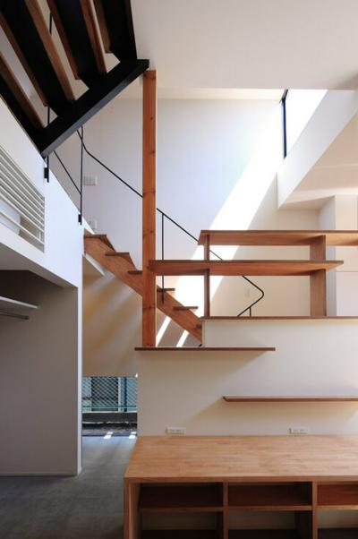 階段の上 ｜ On the stairs | 建築家 伊原 孝則 の作品