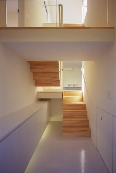 作品「日立の二世帯住宅　〜ネックレスで出来た中庭と坪庭〜」の画像 その5 （建築家 : 納谷 学）