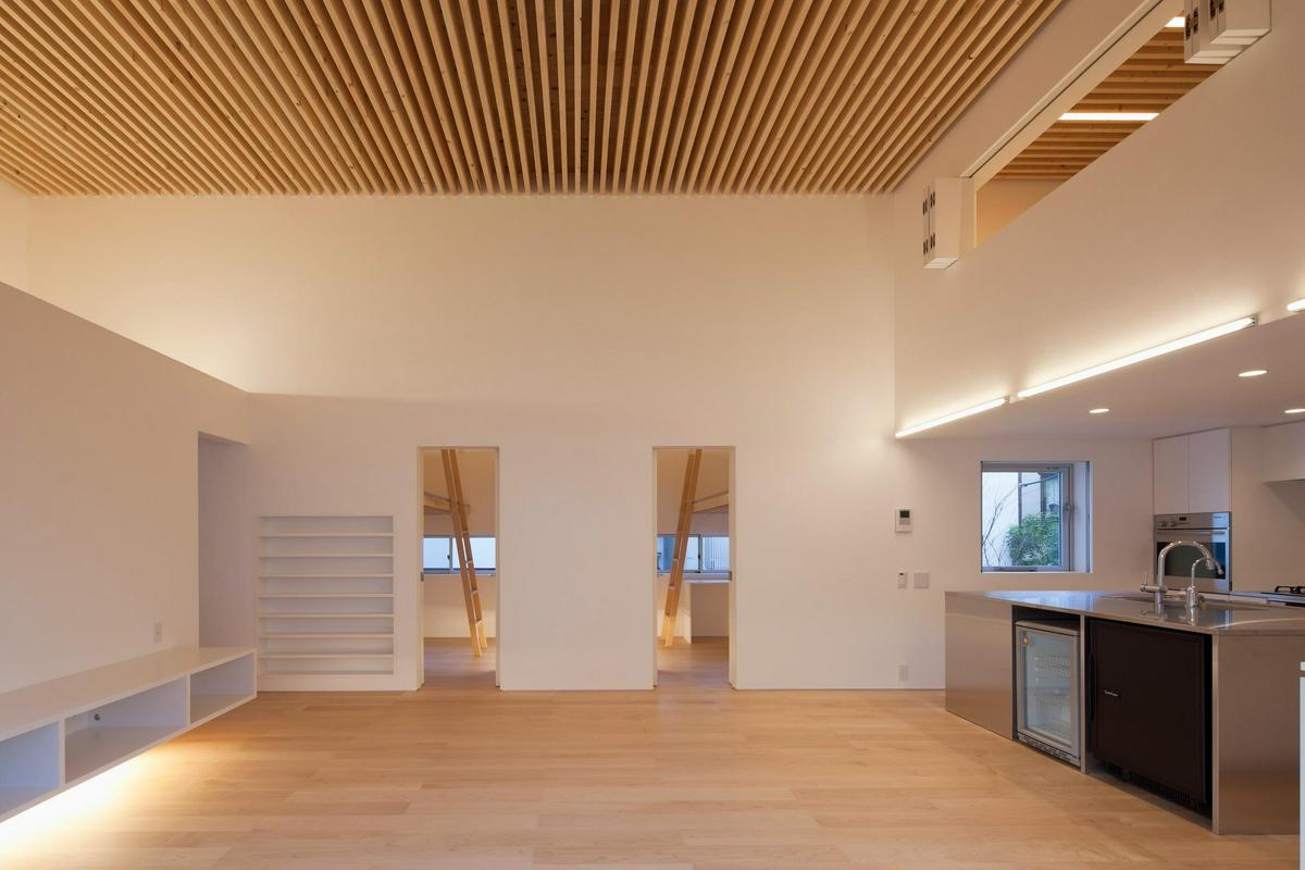 作品「奥沢の住宅　〜十字プランと４つの庭〜」の画像 その8 （建築家 : 納谷 学）