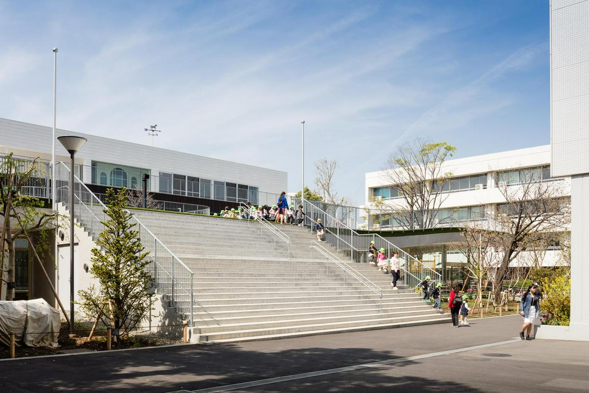 作品「昭和こども園　〜屋上園庭と中庭が子供を育てる〜」の画像 その4 （建築家 : 納谷 学）