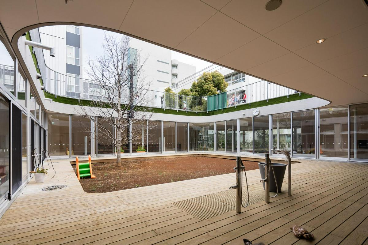 作品「昭和こども園　〜屋上園庭と中庭が子供を育てる〜」の画像 その14 （建築家 : 納谷 学）