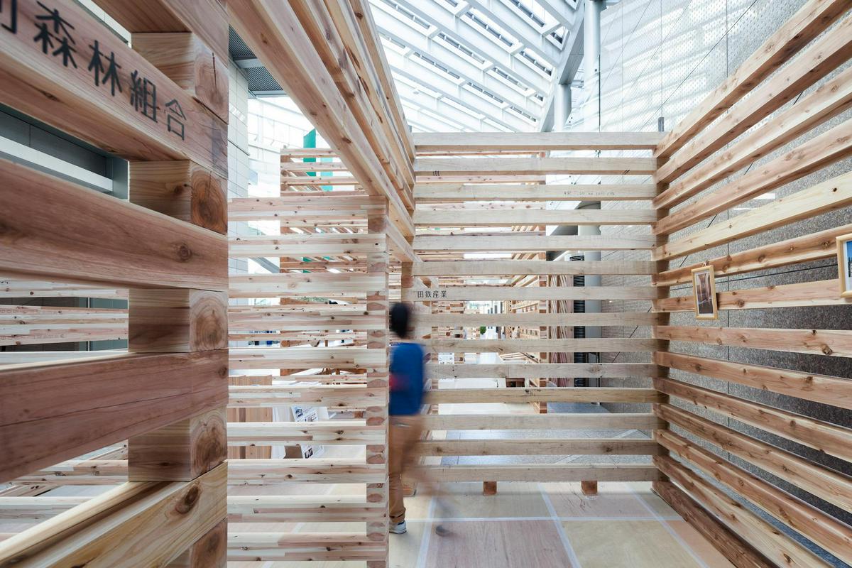 作品「「森と木の国　あきた展」　〜光と香り、杉の森に迷い込む〜」の画像 その5 （建築家 : 納谷 学）