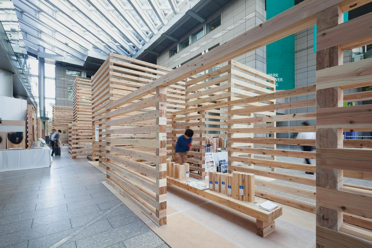 作品「「森と木の国　あきた展」　〜光と香り、杉の森に迷い込む〜」の画像 その6 （建築家 : 納谷 学）