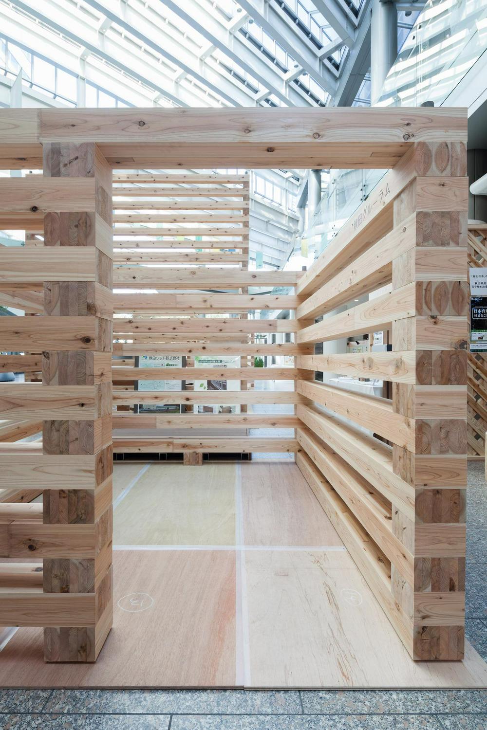 作品「「森と木の国　あきた展」　〜光と香り、杉の森に迷い込む〜」の画像 その8 （建築家 : 納谷 学）