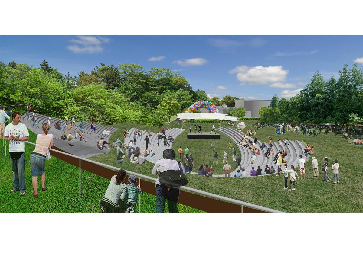 Image of "MESA 　〜屋島にかかるゆるやかな屋根〜", the work by architect : Manabu Naya (image number 5)