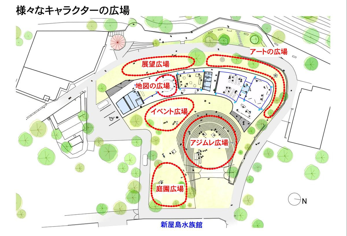 Image of "MESA 　〜屋島にかかるゆるやかな屋根〜", the work by architect : Manabu Naya (image number 6)