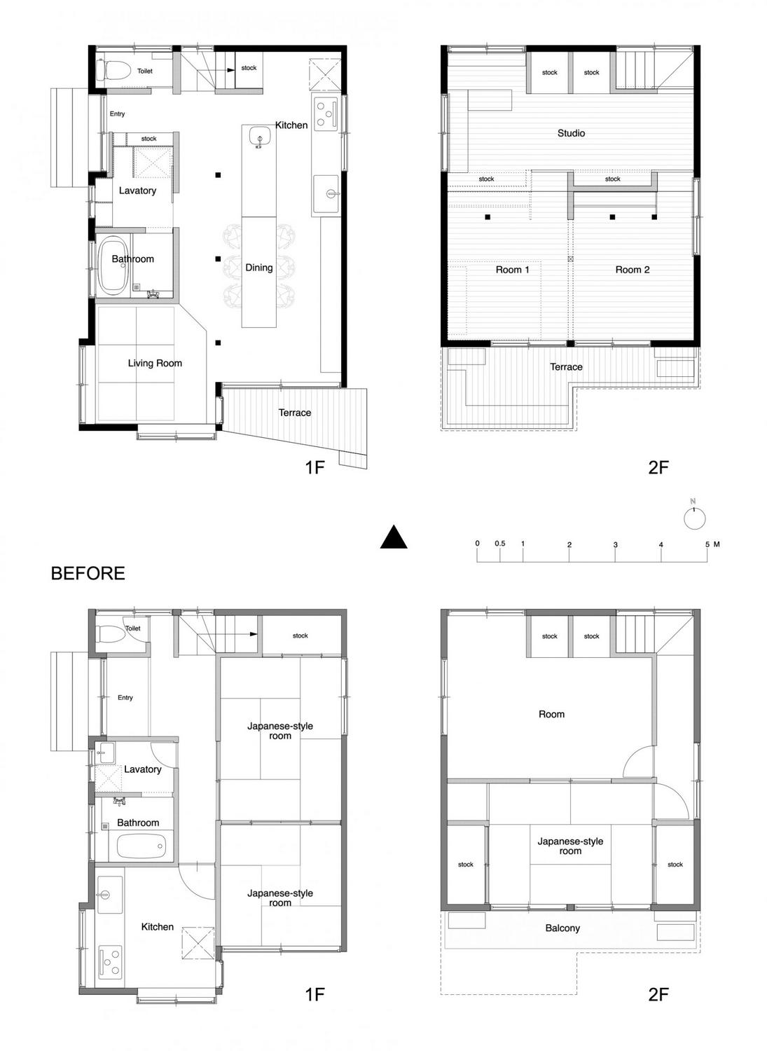 Image of "KPM house　楽器と暮らすリノベーション", the work by architect : Munenori Matsuo & Haruka Matsuo (image number 9)