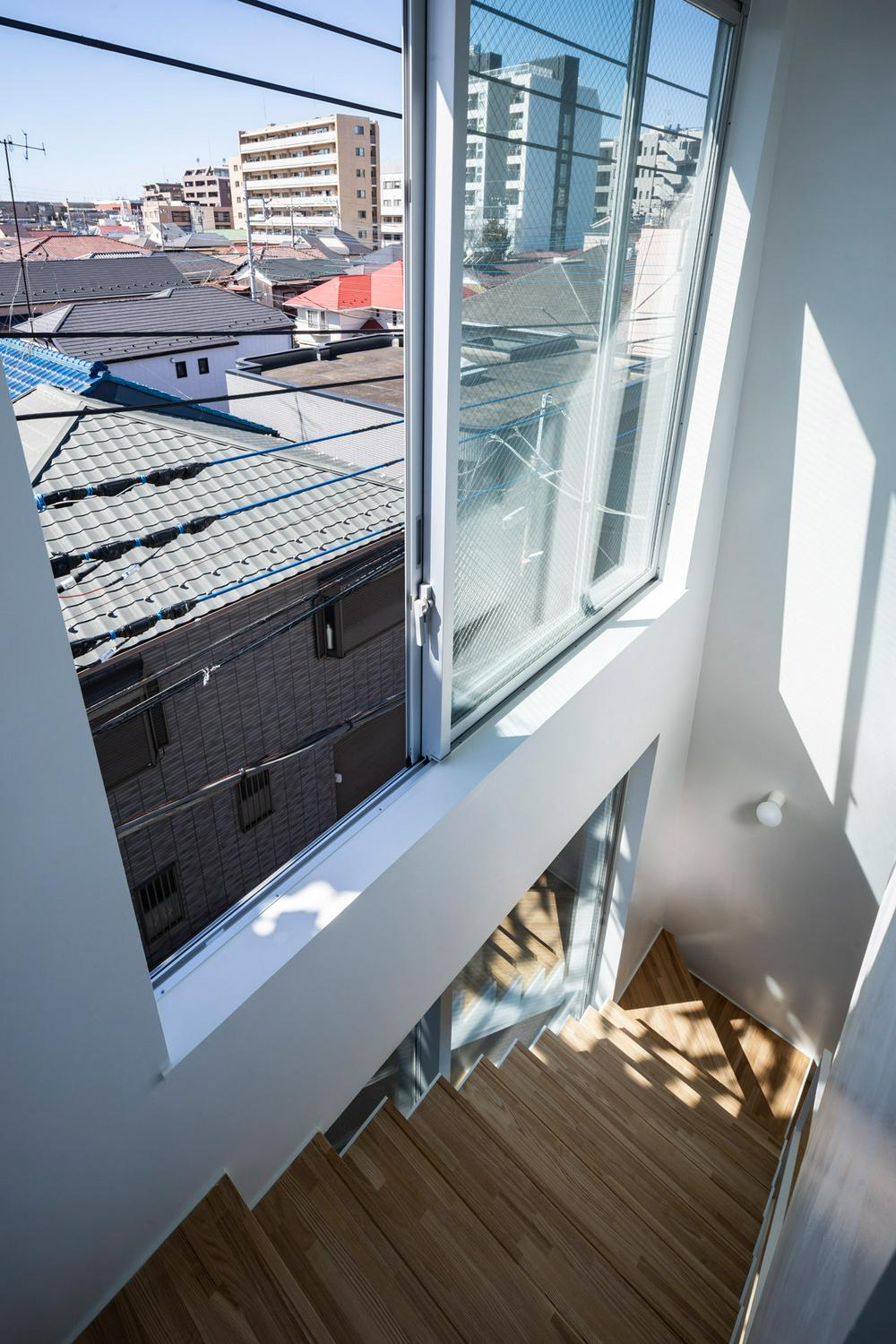 Image of "stair house　階段が見える家", the work by architect : Munenori Matsuo & Haruka Matsuo (image number 3)