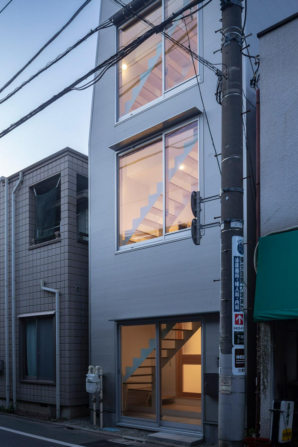 Image of "stair house　階段が見える家", the work by architect : Munenori Matsuo & Haruka Matsuo (image number 5)