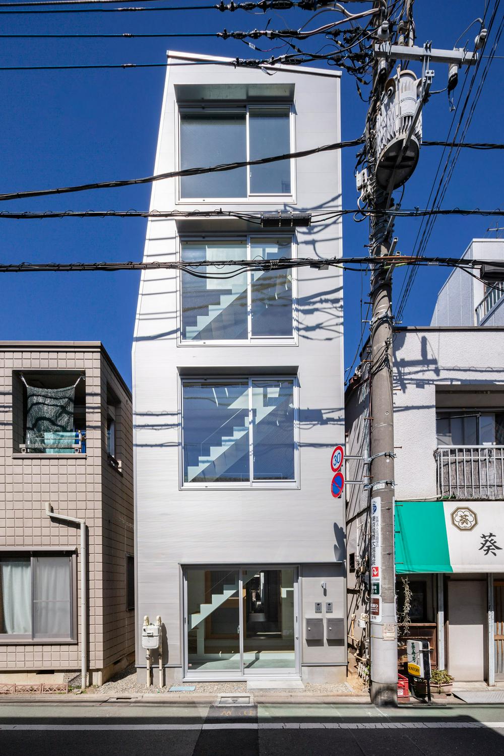 Image of "stair house　階段が見える家", the work by architect : Munenori Matsuo & Haruka Matsuo (image number 6)
