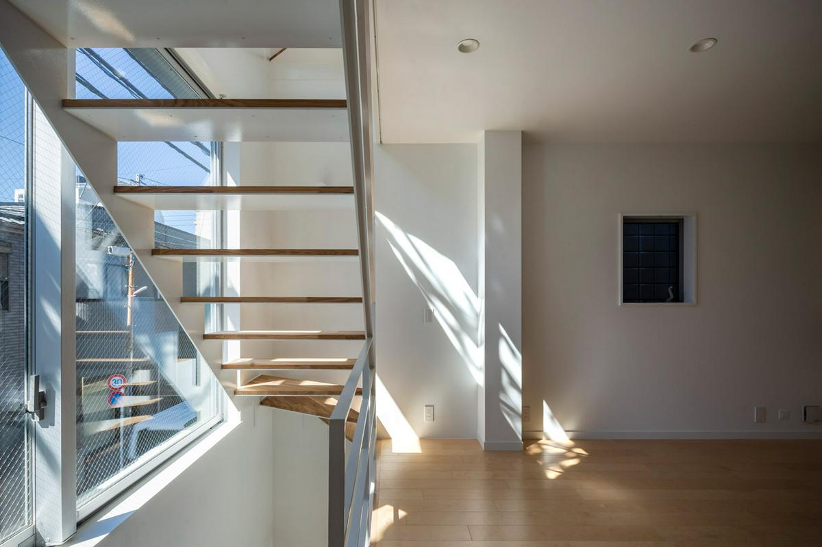 Image of "stair house　階段が見える家", the work by architect : Munenori Matsuo & Haruka Matsuo (image number 7)