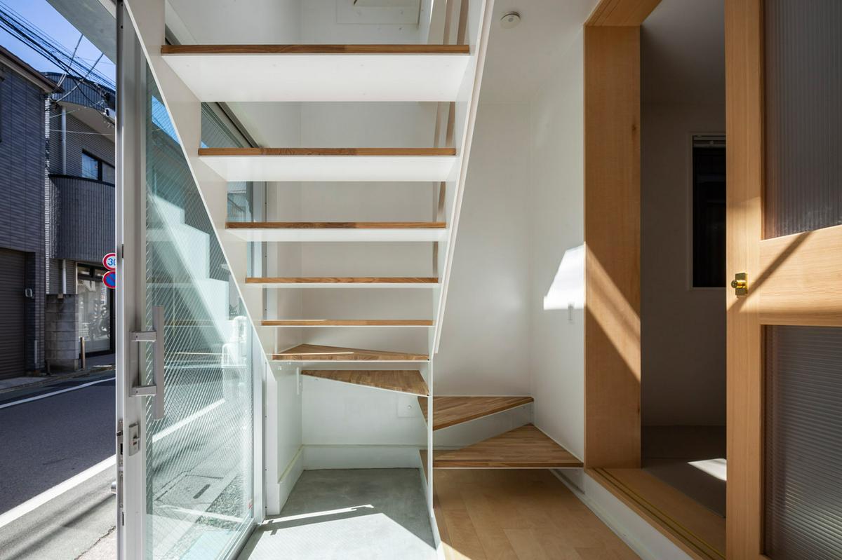 Image of "stair house　階段が見える家", the work by architect : Munenori Matsuo & Haruka Matsuo (image number 8)