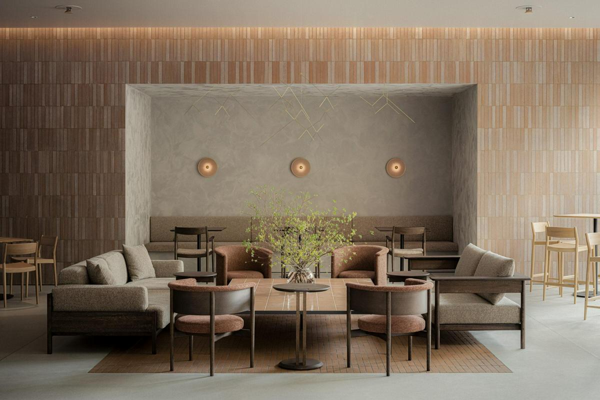 作品「Blue Bottle Coffee Nagoya Sakae Cafe」の画像 その1 （建築家 : 芦沢 啓治）