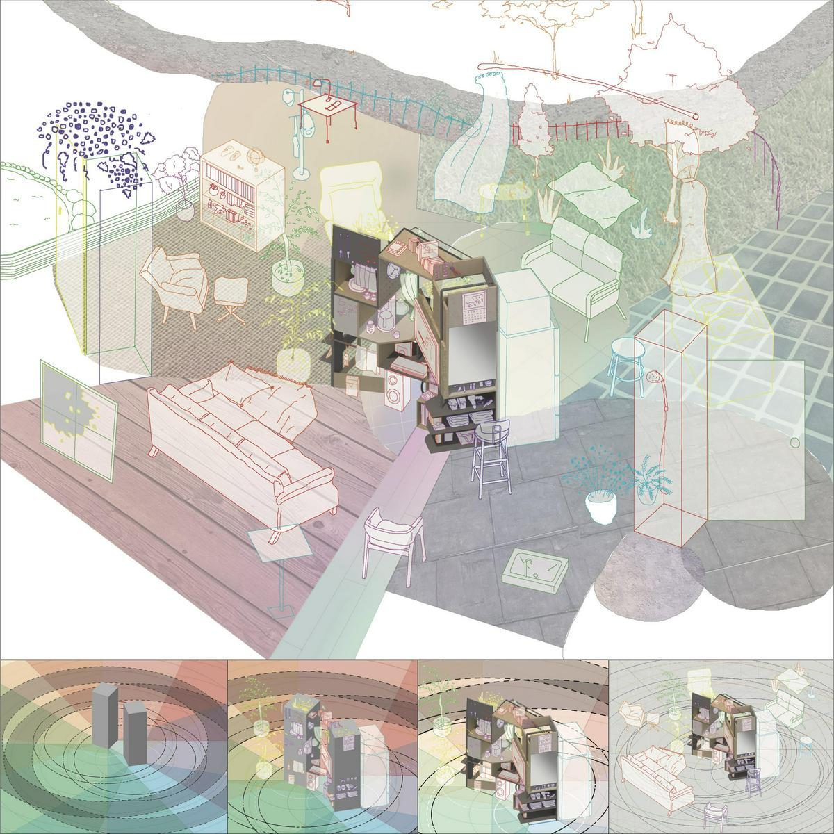 作品「MOB」の画像 その2 （建築家 : 中川エリカ）