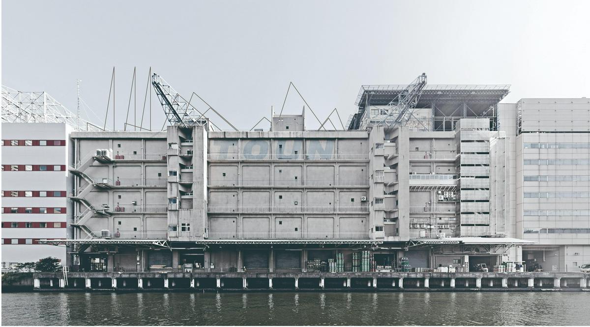 中川澄子、【古い建物】、希少な額装用画集より、新品額装付、状態良好 写真展Jing十色「いろ色展」 - 表参道のフォトギャラリーSpaseJing