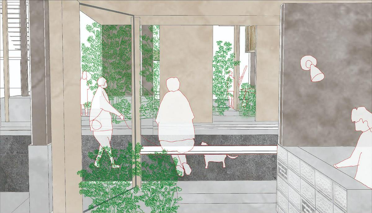 作品「庭基礎の家々」の画像 その3 (建築家 : 中川エリカ)