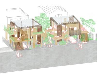 庭基礎の家々 | work by Architect Erika Nakagawa