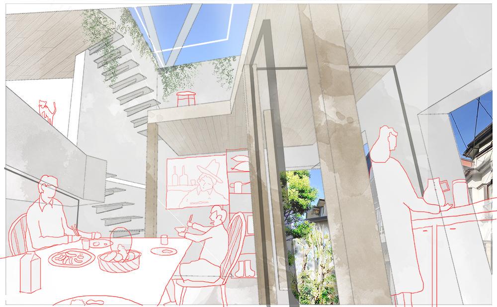作品「SKIP ROOF」の画像 その3 （建築家 : 中川エリカ）