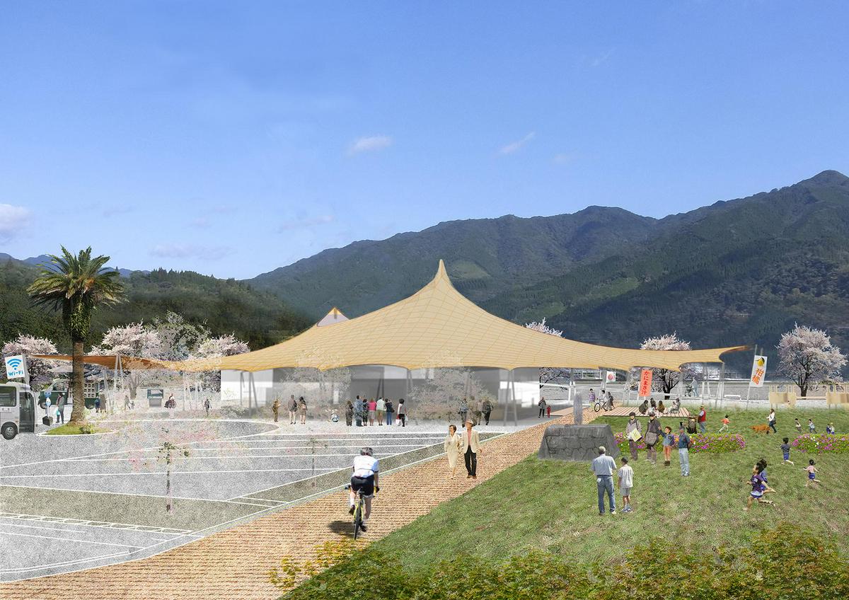 Image of "道の駅 計画案", the work by architect : Erika Nakagawa (image number 1)