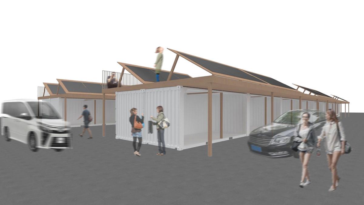 作品「Container Reuse PJ | コンテナ リユース プロジェクト」の画像 その2 （建築家 : 佐野 文彦）