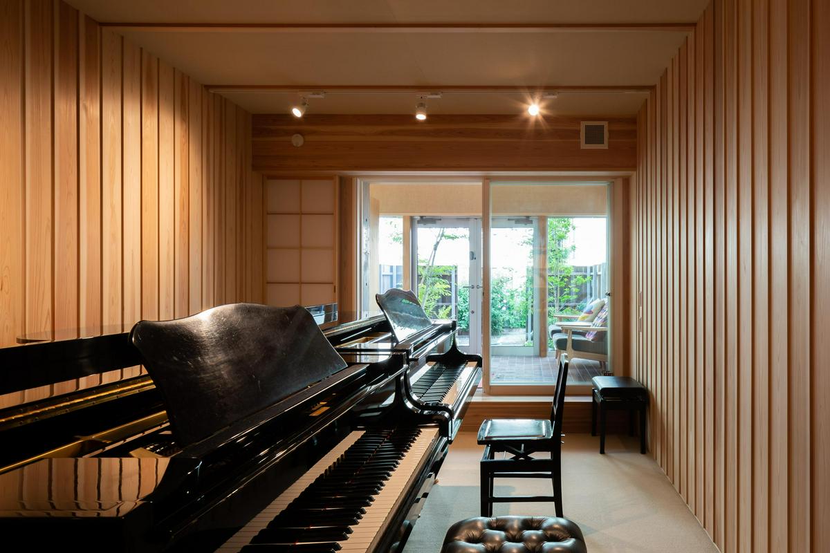 作品「ピアノ室のある長屋｜Row House with Piano Room」の画像 その4 （建築家 : 能作 文徳）