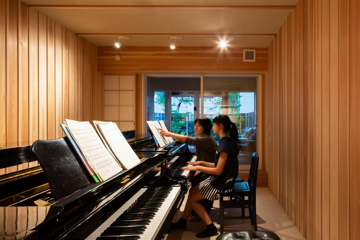 Image of "ピアノ室のある長屋｜Row House with Piano Room", the work by architect : Fuminori Nousaku (image number 18)