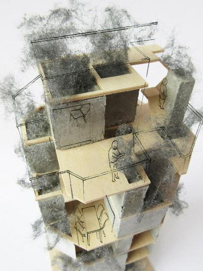 作品「根津の集合住宅」の画像 その2 （建築家 : 大場　晃平）