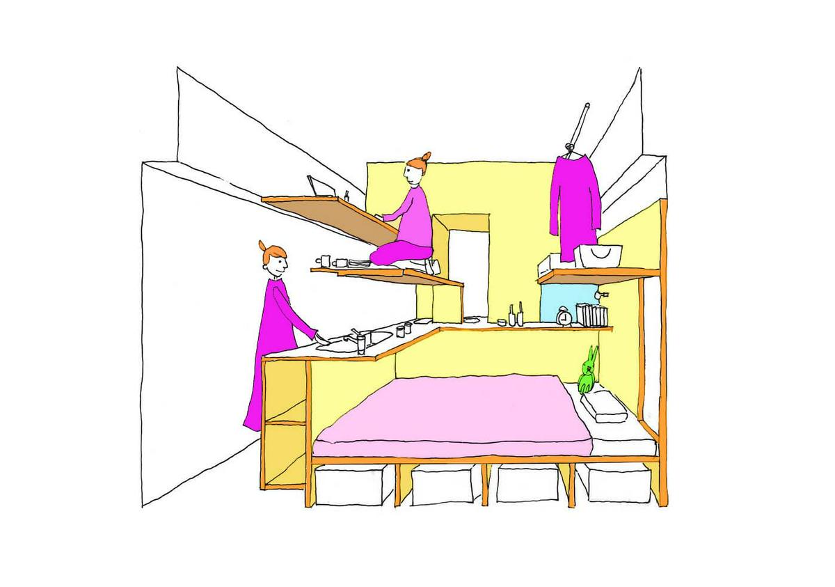 作品「Cor 1993-」の画像 その2 (建築家 : 光本直人+濱名直子)