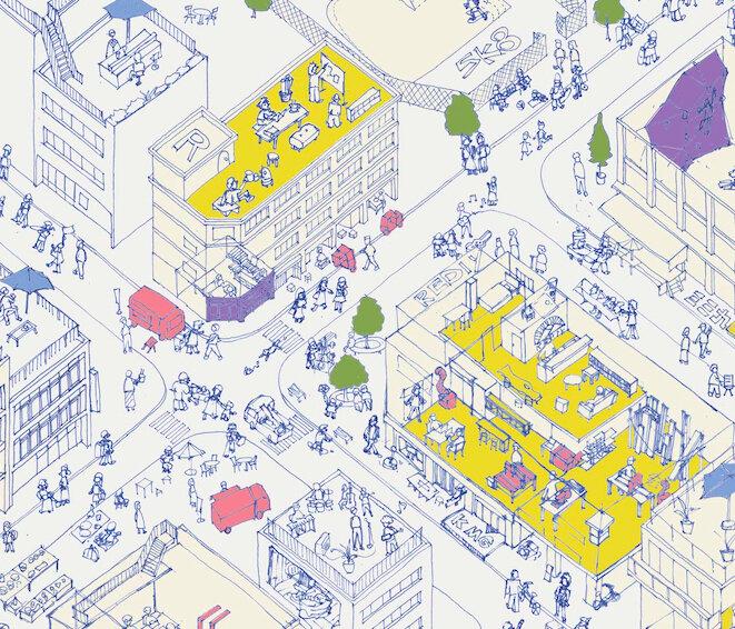 作品「Umekoji Creative Town 梅小路クリエイティブタウン」の画像 その2 （建築家 : 伊藤 維）