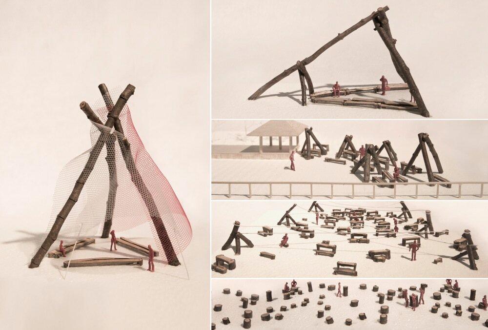 作品「timber messenger – 山から海へ旅するカフェ -」の画像 その1 （建築家 : 金野 千恵）