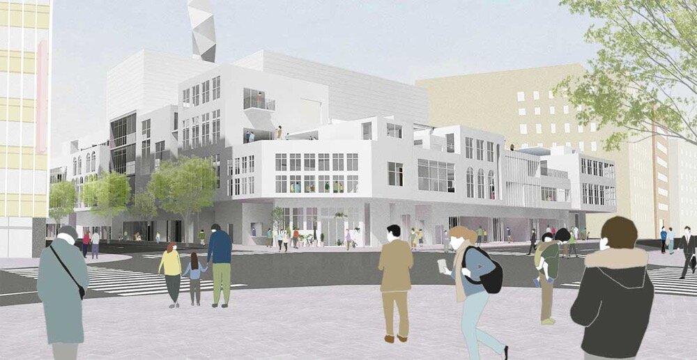 Image of "水戸市新市民会館プロポーザル |  Mito Civic Hall Proposal", the work by architect : Chie Konno (image number 2)