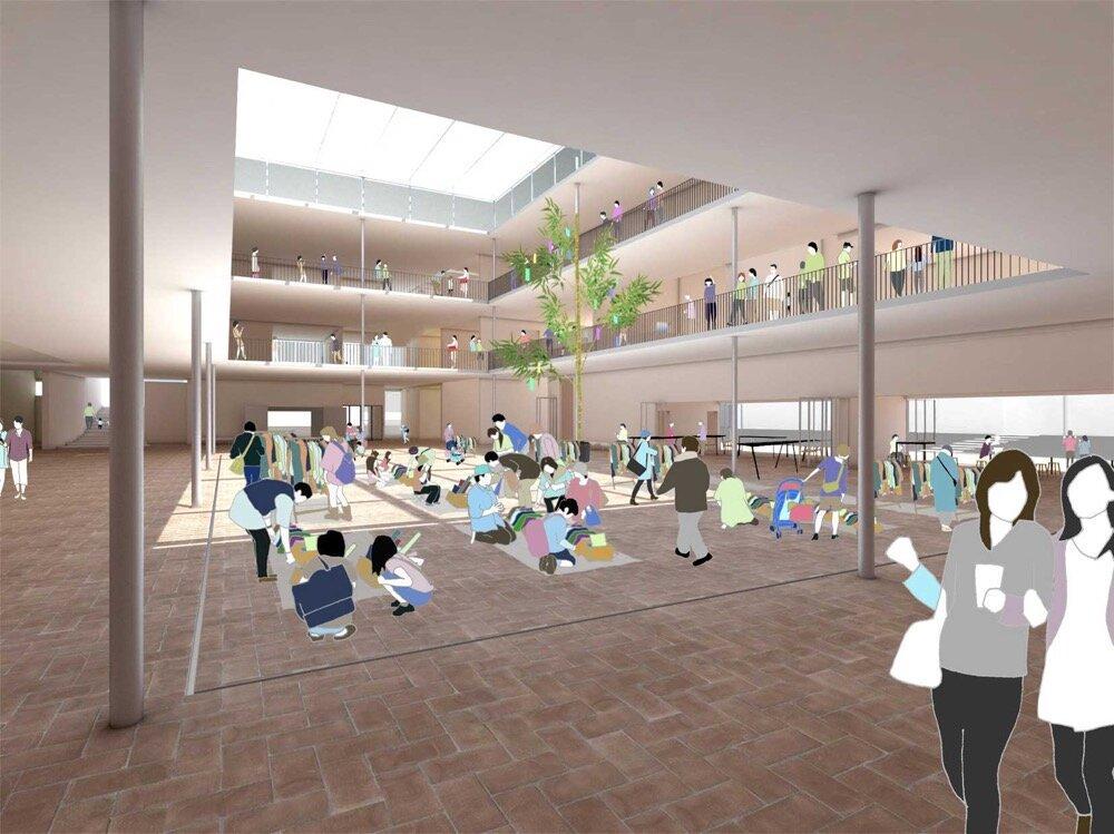Image of "水戸市新市民会館プロポーザル |  Mito Civic Hall Proposal", the work by architect : Chie Konno (image number 3)