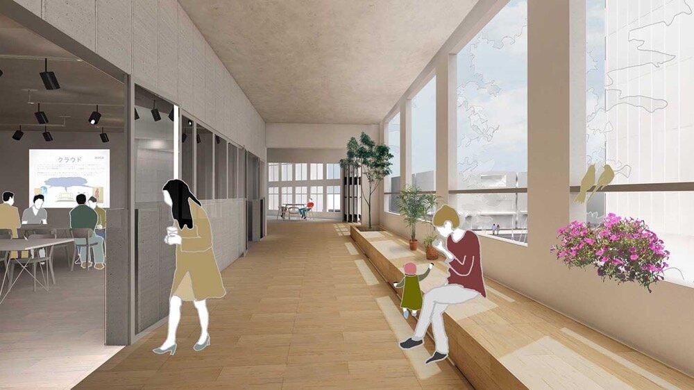 Image of "水戸市新市民会館プロポーザル |  Mito Civic Hall Proposal", the work by architect : Chie Konno (image number 5)