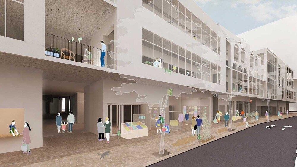 Image of "水戸市新市民会館プロポーザル |  Mito Civic Hall Proposal", the work by architect : Chie Konno (image number 6)