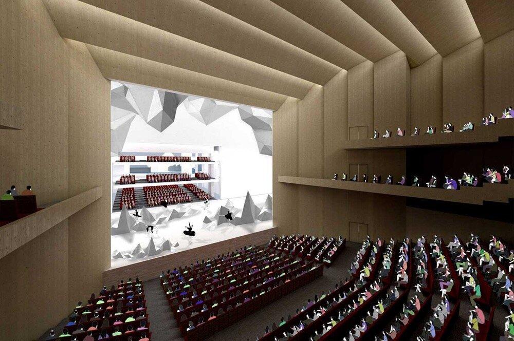 Image of "水戸市新市民会館プロポーザル |  Mito Civic Hall Proposal", the work by architect : Chie Konno (image number 7)