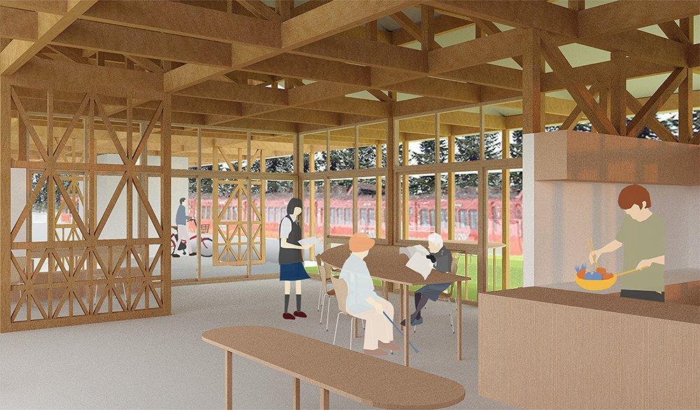 作品「高鍋駅舎改修工事プロポーザル ｜ TAKANABE Station Proposal」の画像 その3 （建築家 : 金野 千恵）