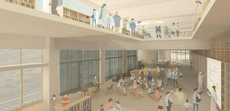 作品「琴浦町生涯学習センター | Kotoura town Lifelong Learning Center」の画像 その16 (建築家 : 金野 千恵)