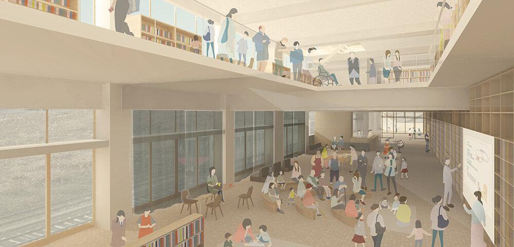 作品「琴浦町生涯学習センター | Kotoura town Lifelong Learning Center」の画像 その16 （建築家 : 金野 千恵）