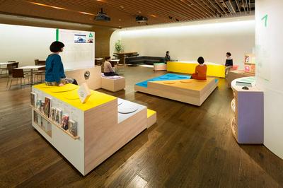 作品「メディア芸術ライブラリーカフェ」の画像 その5 （建築家 : 鈴野 浩一）