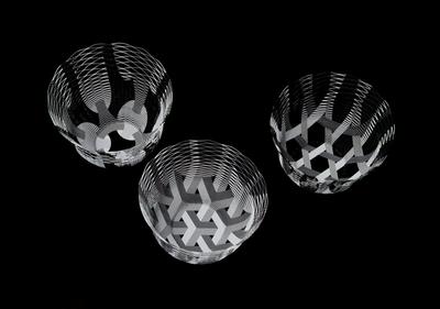 作品「空気の器（BLACK&WHITE PATTERN 2）」の画像 その4 （建築家 : 鈴野 浩一）