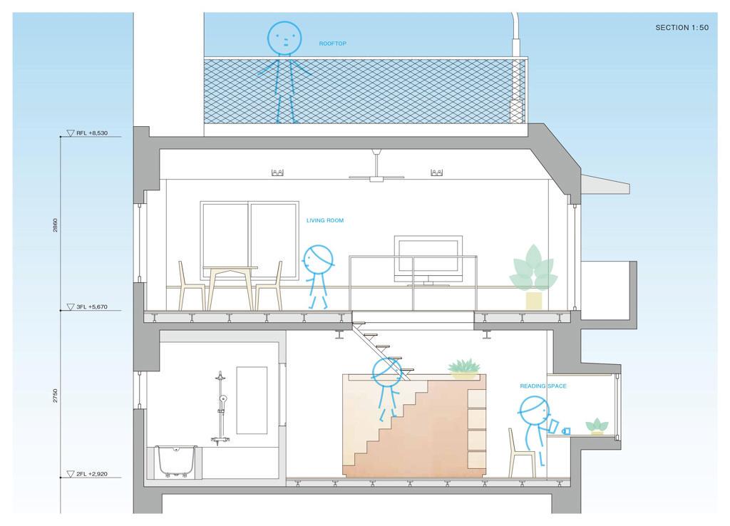 作品「トラフ建築設計事務所　インサイド・アウト」の画像 その7 （建築家 : 鈴野 浩一）