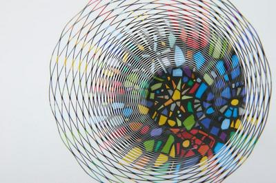 作品「空気の器 (OPEN-AIR, WOODS OF NET, STAINED GLASS)」の画像 その6 （建築家 : 鈴野 浩一）