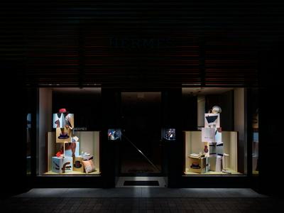 作品「エルメス 2018SS ウィンドウディスプレイ」の画像 その1 （建築家 : 鈴野 浩一）
