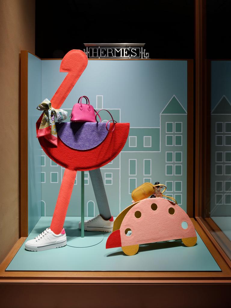 Image of "エルメス 2020A/W ウィンドウディスプレイ 動物のパレード", the work by architect : Koichi Suzuno (image number 3)