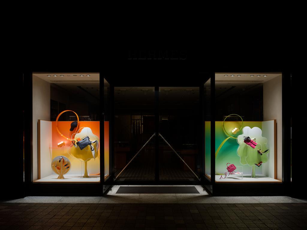 作品「エルメス 2020A/W ウィンドウディスプレイ 虹の公園」の画像 その2 （建築家 : 鈴野 浩一）