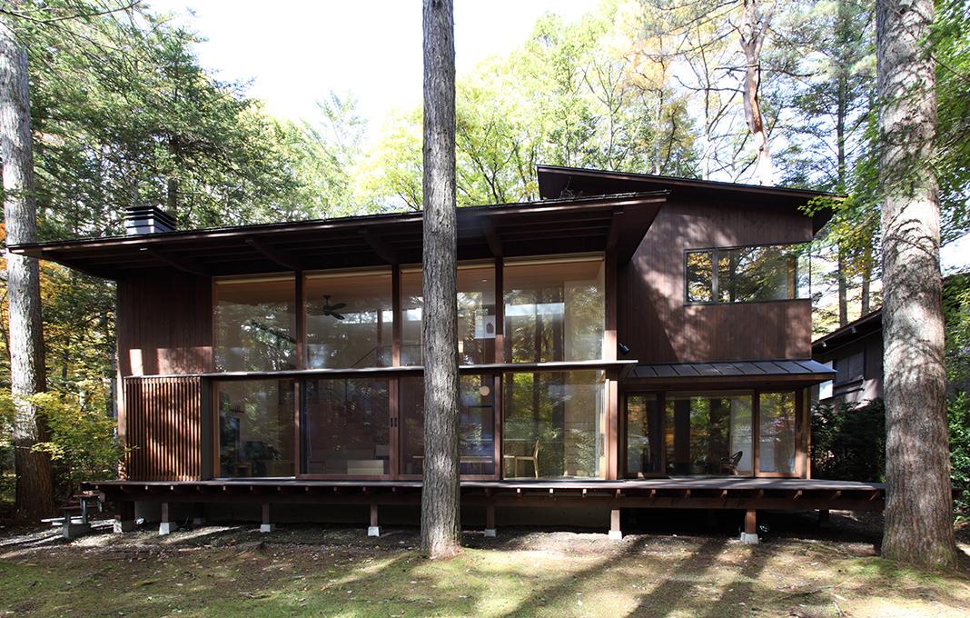 Image of "旧道の山荘｜Kyudo Cottage", the work by architect : Yasumi TAKETOMI (image number 1)