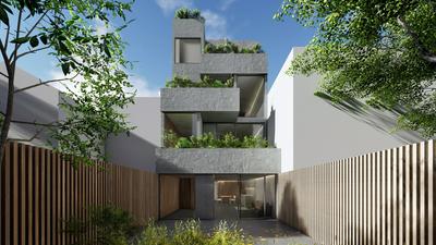HOUSE ON VAN BUREN ST | 建築家 松田 仁樹 の作品